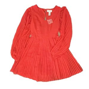 Women's US M - Red Jessica Simpson chiffon dress.